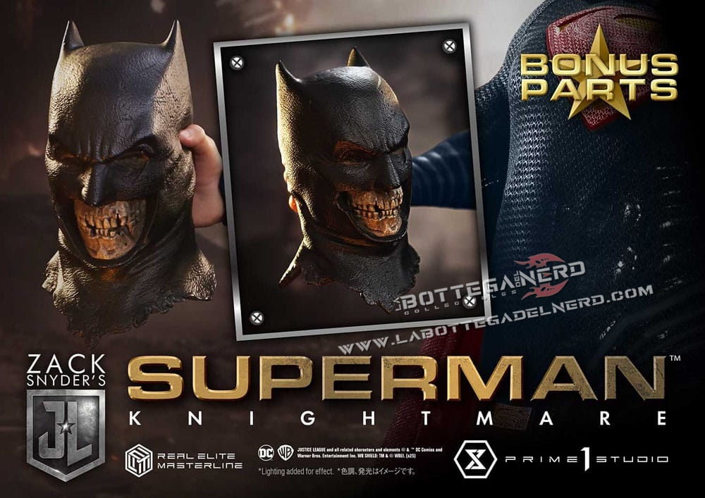 Justice League - Real Elite Statue 1/3 Superman Knightmare Bonus Deluxe 95cm - immagine 2