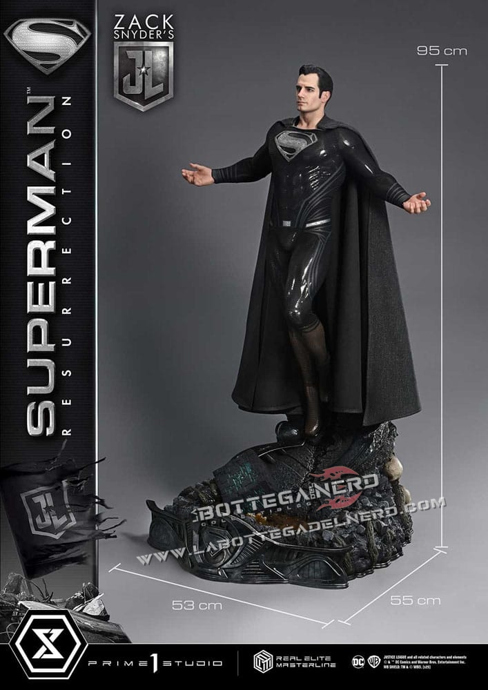 Justice League - Real Elite Statue 1/3 Superman Resurrection Bonus Deluxe 95cm - immagine 17
