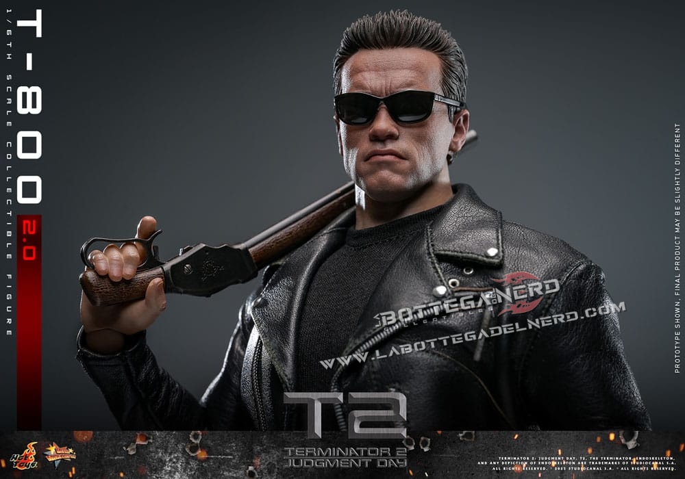Terminator 2 - Movie Masterpiece Action Figure 1/6 T-800 2.0 32cm - immagine 8