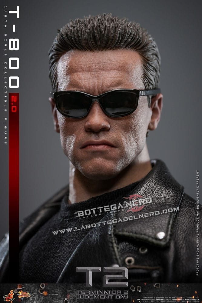 Terminator 2 - Movie Masterpiece Action Figure 1/6 T-800 2.0 32cm - immagine 2