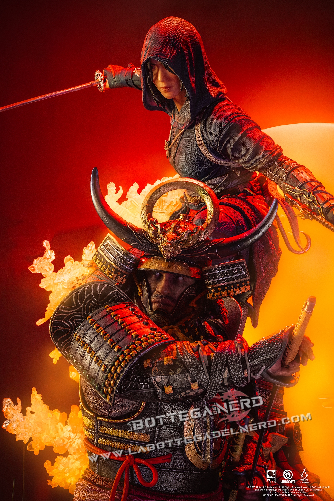 Assassin's Creed Shadows - Animus 1/4 Statue Naoe & Yasuke 78cm - immagine 5