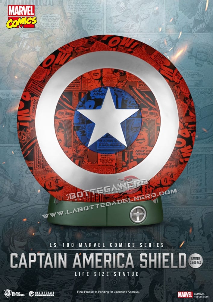 Marvel Comics - Captain America Shield Life Size Statue 64cm - immagine 2