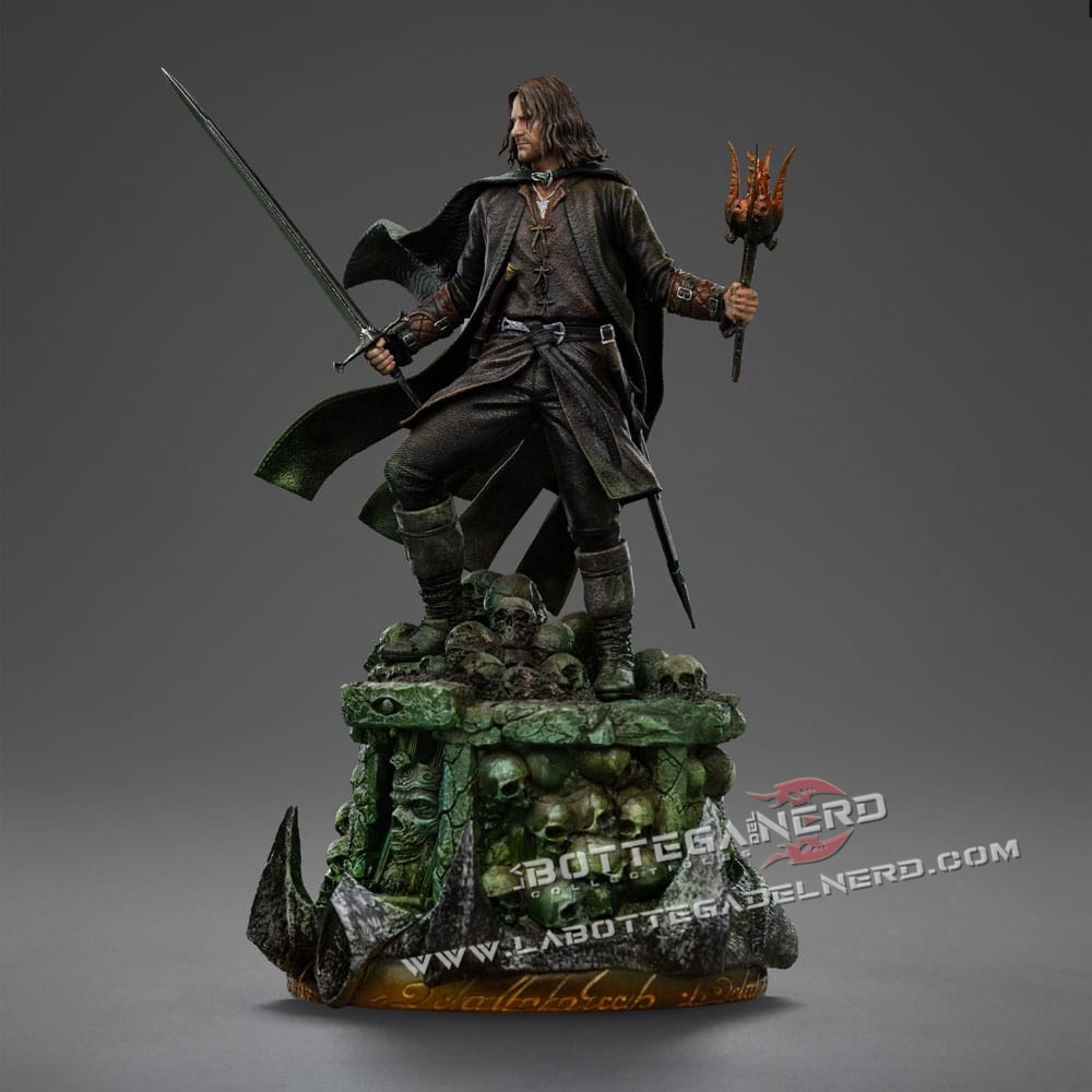 The Lord of the Rings - Statue 1/10 Aragorn Unleashed 31cm - immagine 3