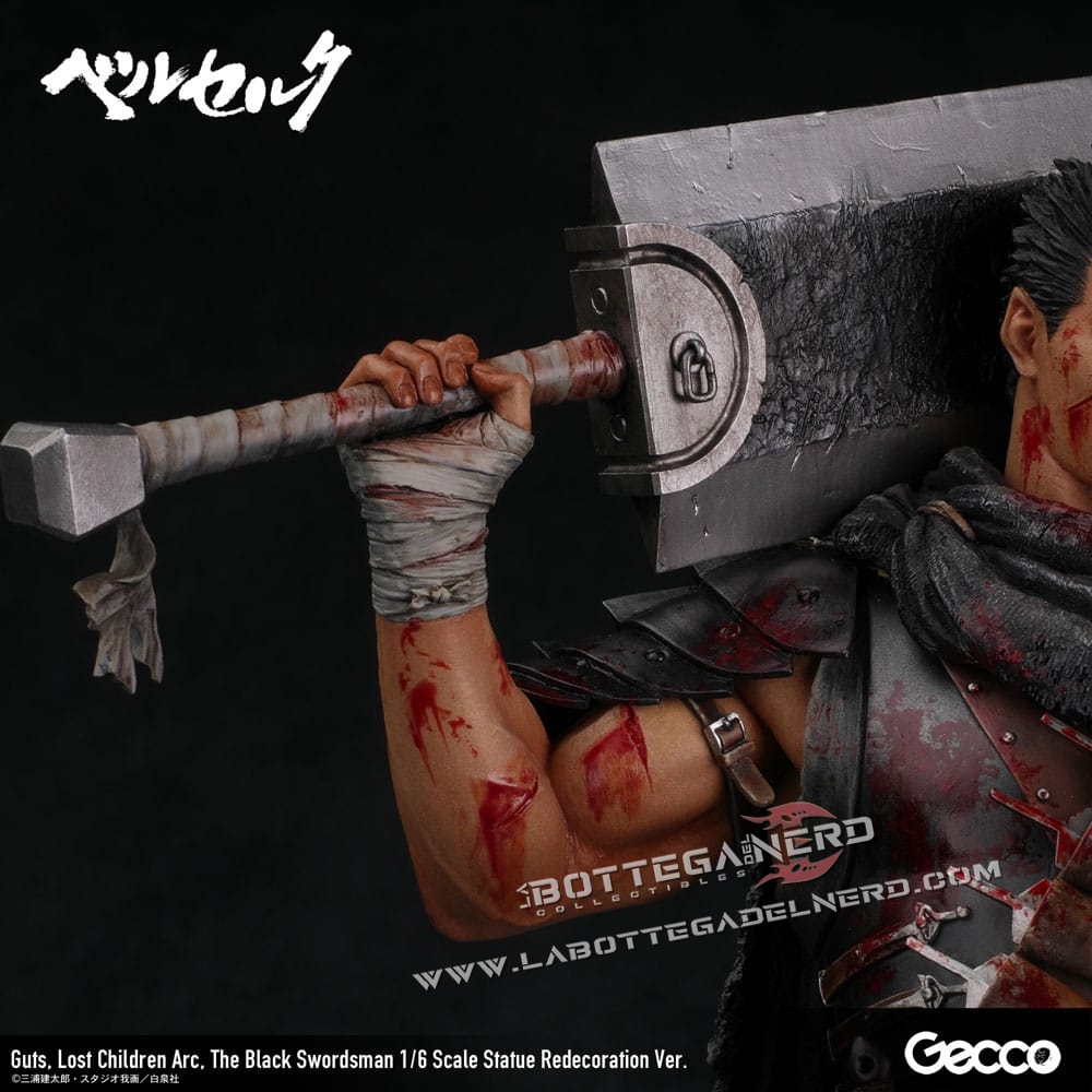 Berserk - Statue Guts Black Swordsman (Lost Children Arc) Redecoration 38cm - immagine 5