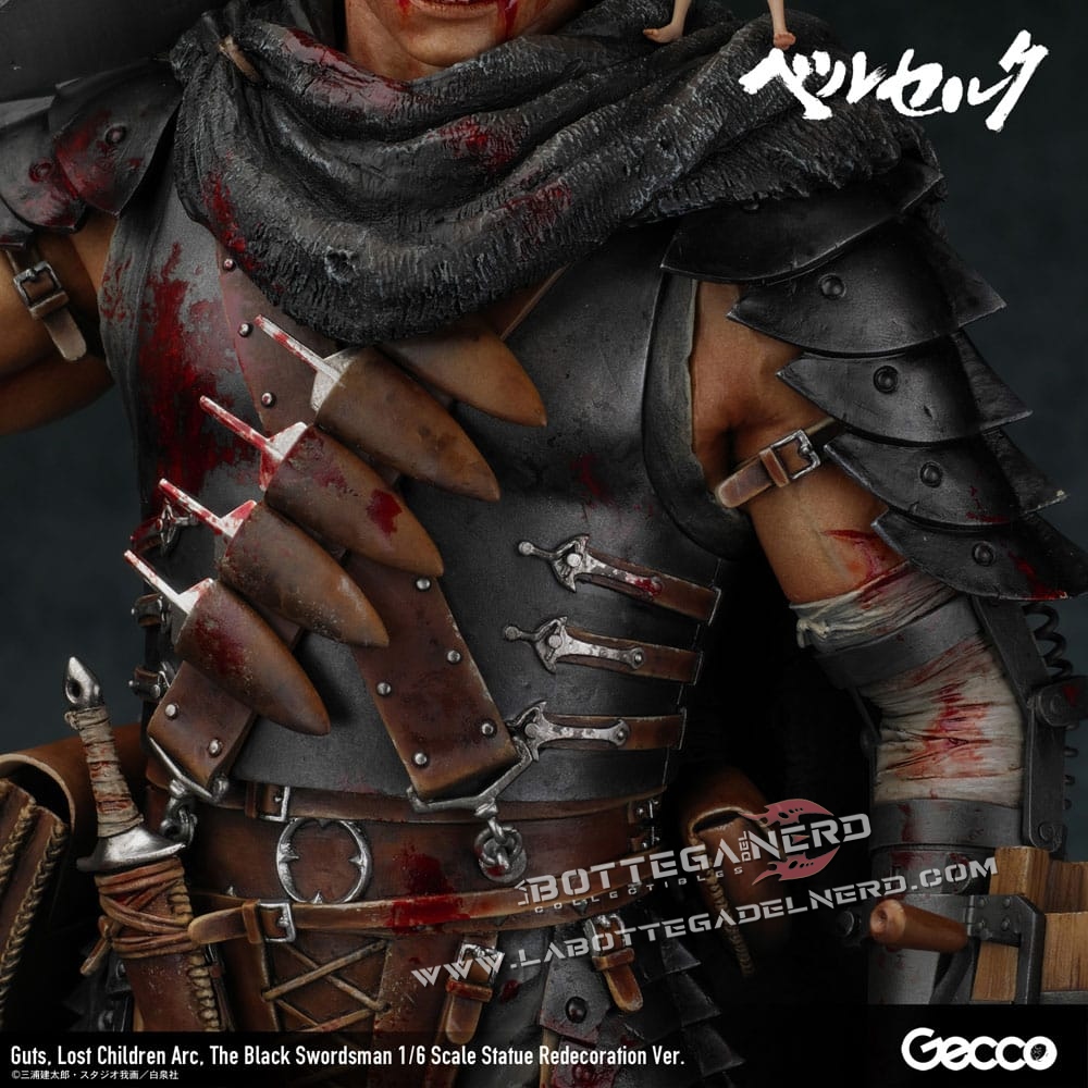 Berserk - Statue Guts Black Swordsman (Lost Children Arc) Redecoration 38cm - immagine 7