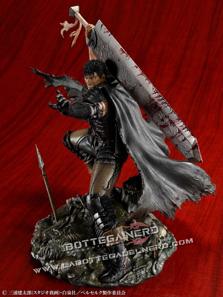 Berserk - PVC Statue 1/7 Guts Black Swordsman 26cm - immagine 9