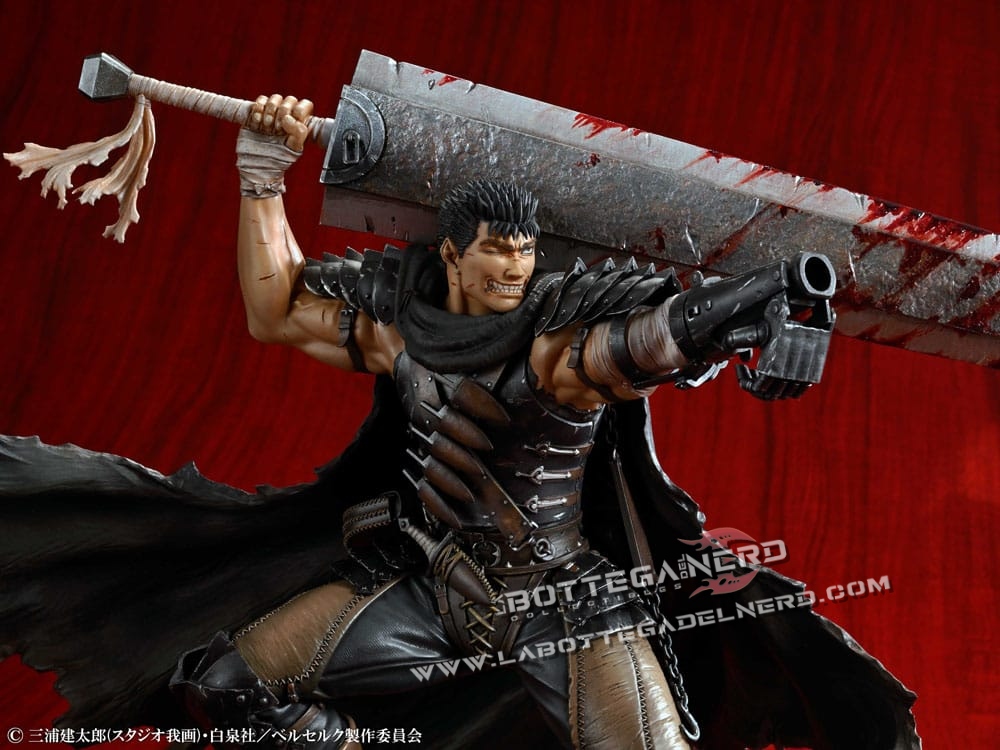 Berserk - PVC Statue 1/7 Guts Black Swordsman 26cm - immagine 2