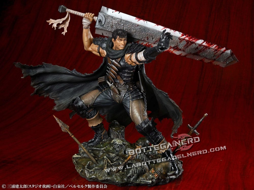 Berserk - PVC Statue 1/7 Guts Black Swordsman 26cm - immagine 5