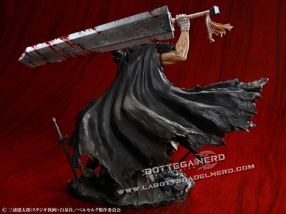 Berserk - PVC Statue 1/7 Guts Black Swordsman 26cm - immagine 8