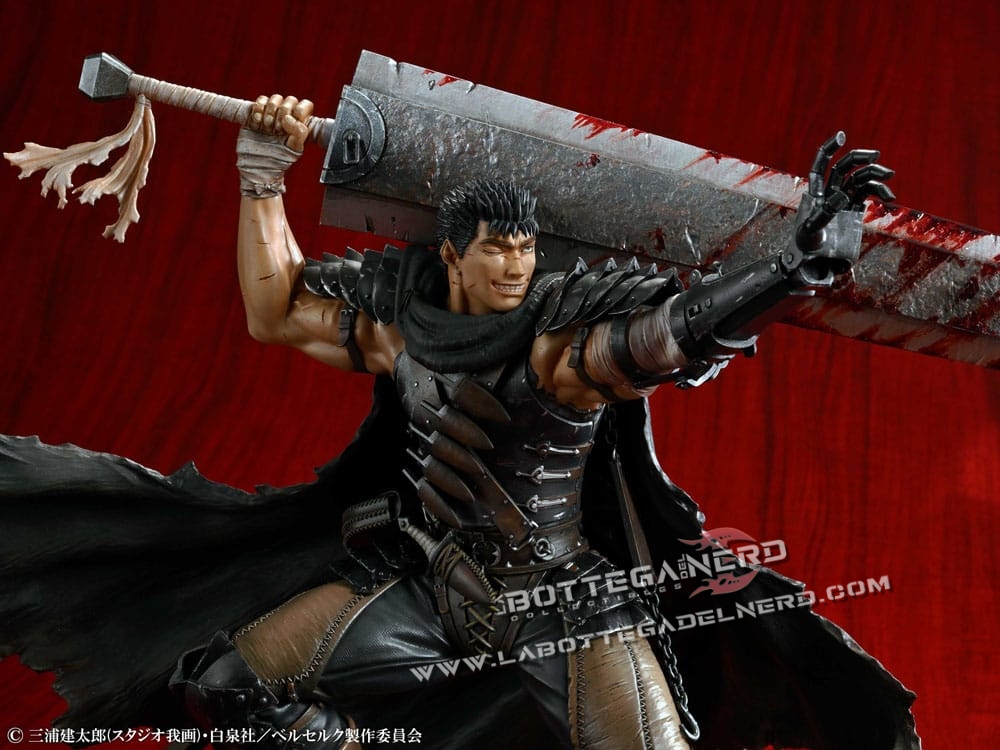 Berserk - PVC Statue 1/7 Guts Black Swordsman 26cm - immagine 3