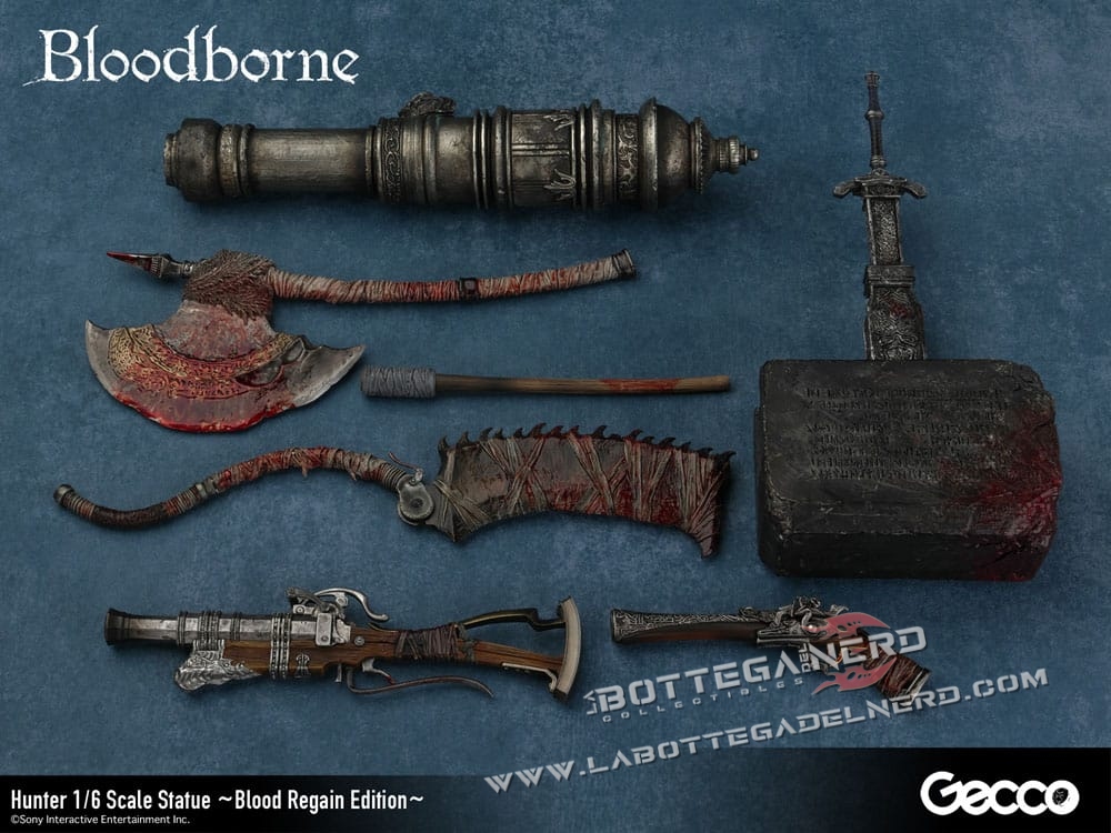 Bloodborne The Old Hunters - PVC Statue 1/6 Hunter Blood Regain Edition 32cm - immagine 2