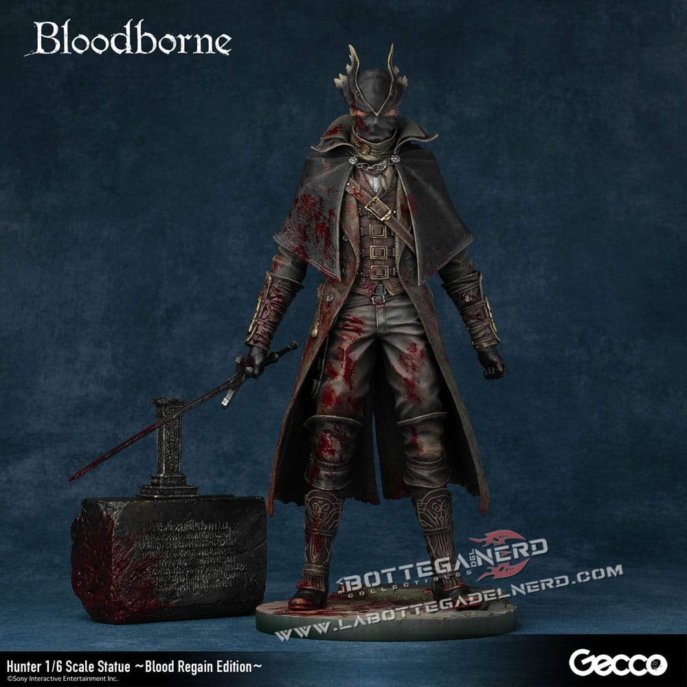Bloodborne The Old Hunters - PVC Statue 1/6 Hunter Blood Regain Edition 32cm - immagine 10