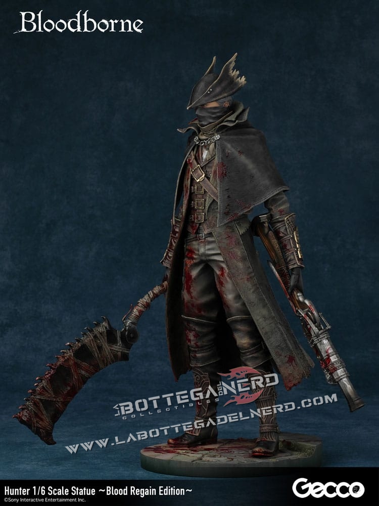 Bloodborne The Old Hunters - PVC Statue 1/6 Hunter Blood Regain Edition 32cm - immagine 8