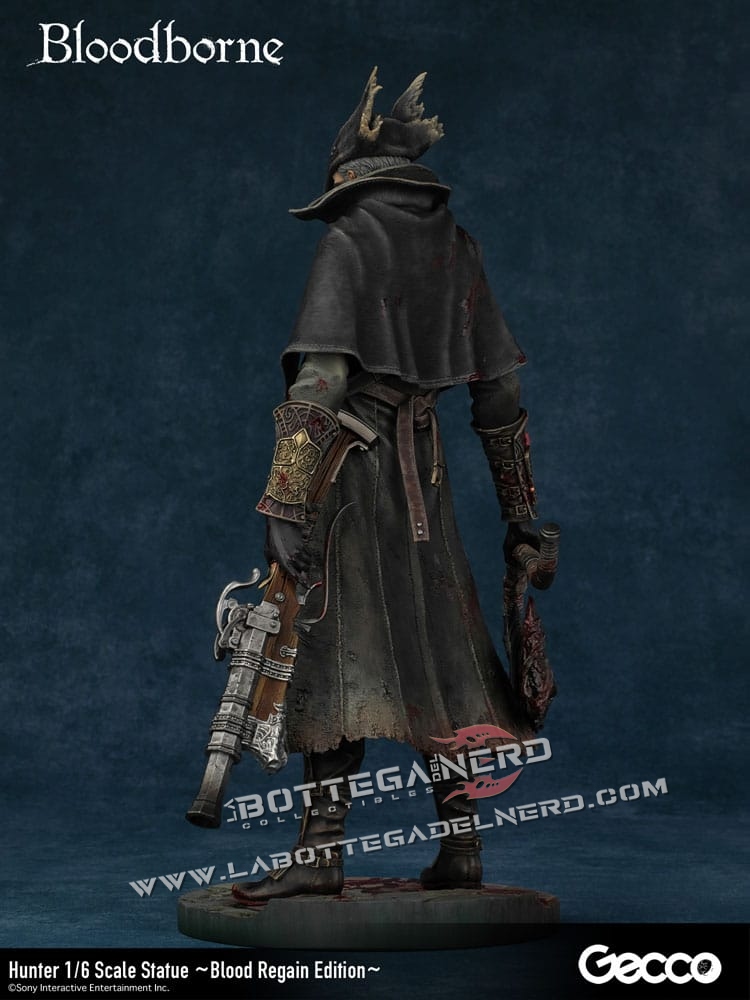 Bloodborne The Old Hunters - PVC Statue 1/6 Hunter Blood Regain Edition 32cm - immagine 7