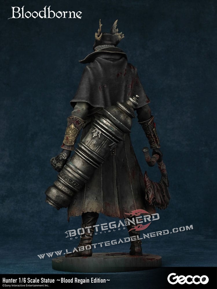 Bloodborne The Old Hunters - PVC Statue 1/6 Hunter Blood Regain Edition 32cm - immagine 5