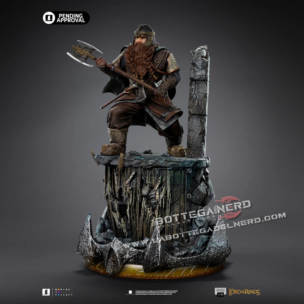 The Lord of the Rings - Statue 1/10 Gimli Unleashed 26cm - immagine 2