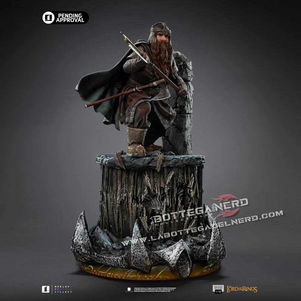 The Lord of the Rings - Statue 1/10 Gimli Unleashed 26cm - immagine 3