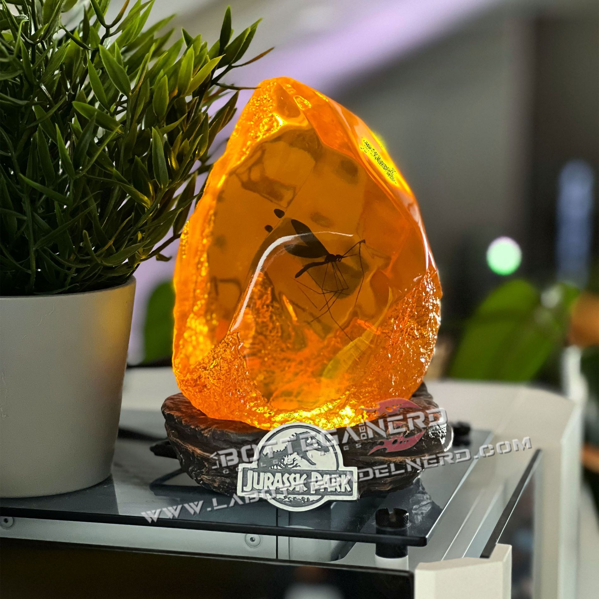 Jurassic Park - Lampada Jurassic Park Mosquito in Amber - immagine 2
