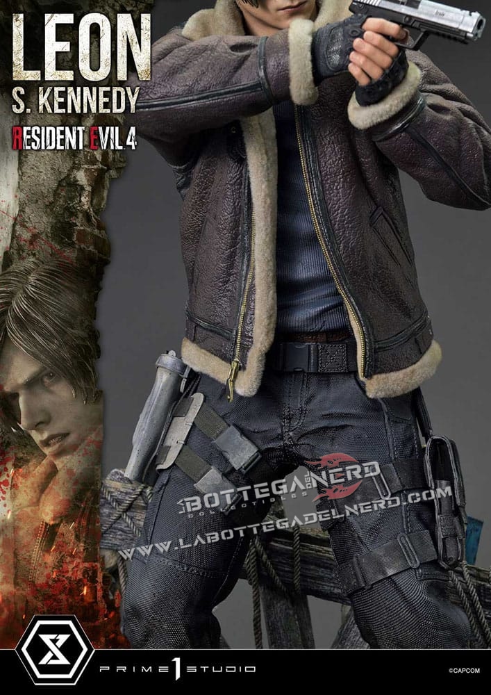 Resident Evil 4 - Masterline Statue 1/4 Leon S. Kennedy 64cm - immagine 9