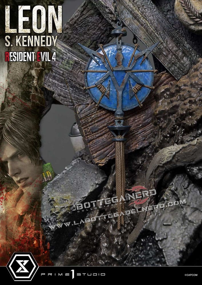 Resident Evil 4 - Masterline Statue 1/4 Leon S. Kennedy 64cm - immagine 4