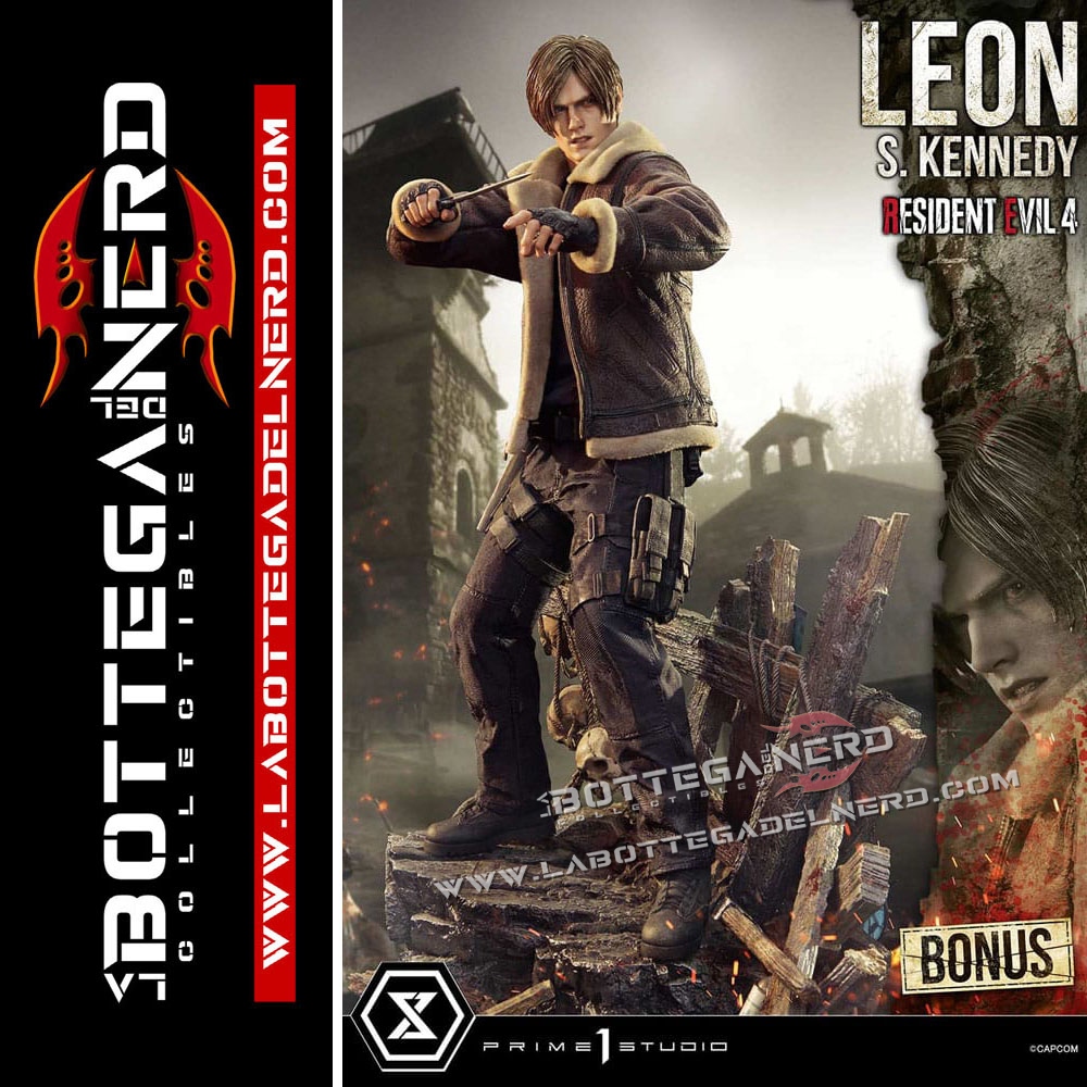 Resident Evil 4 - Masterline Statue 1/4 Leon S. Kennedy Bonus 64cm