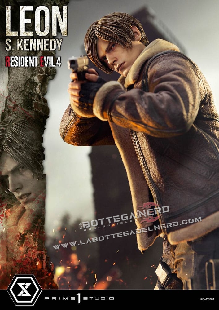 Resident Evil 4 - Masterline Statue 1/4 Leon S. Kennedy 64cm - immagine 10