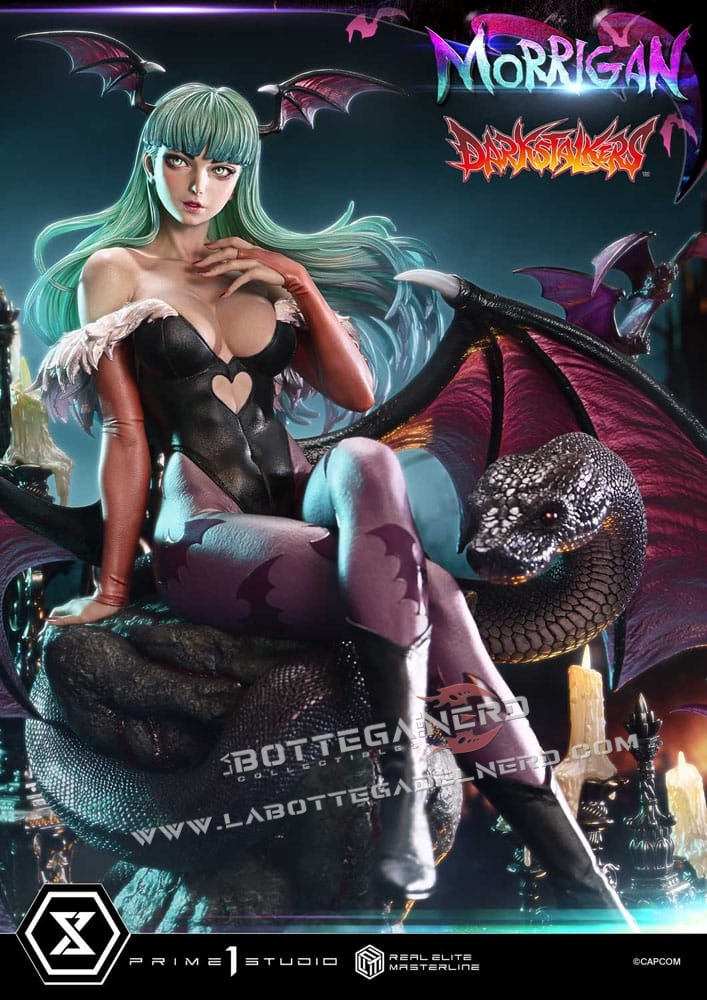 Darkstalkers - Real Elite Masterline Statue 1/4 Morrigan 55cm - immagine 4