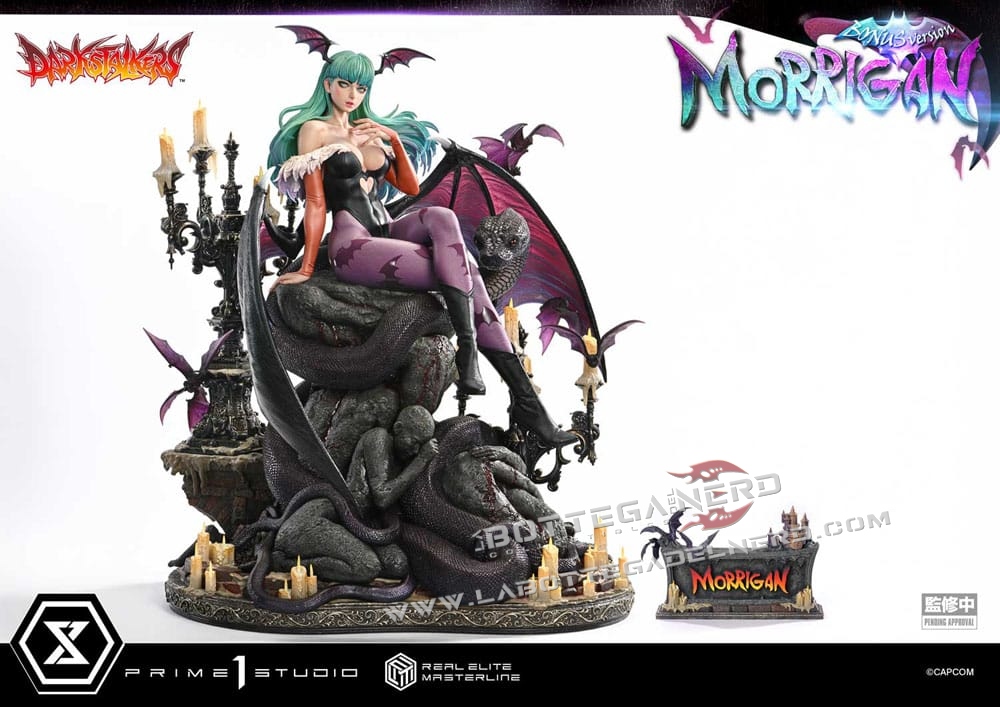 Darkstalkers - Real Elite Masterline Statue 1/4 Morrigan Bonus Version 55cm - immagine 2