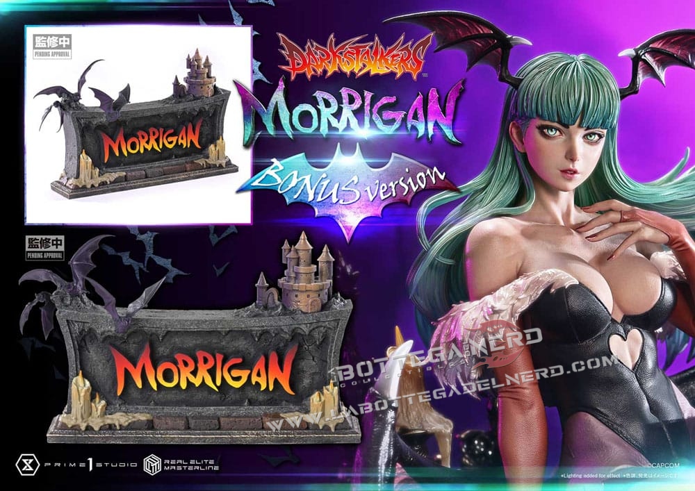 Darkstalkers - Real Elite Masterline Statue 1/4 Morrigan Bonus Version 55cm - immagine 5