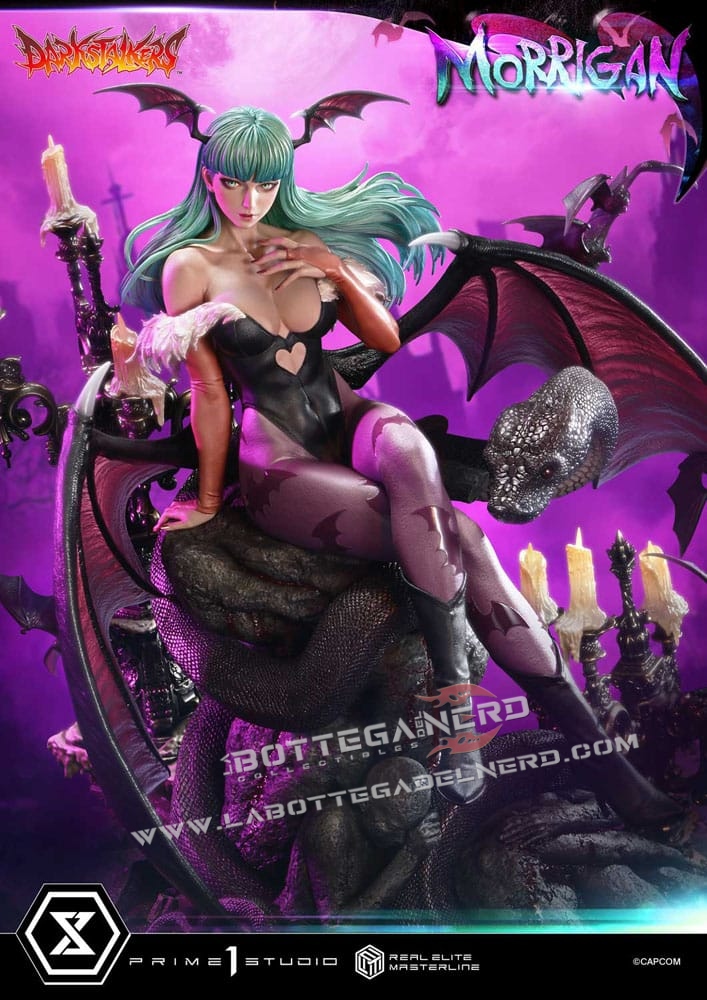 Darkstalkers - Real Elite Masterline Statue 1/4 Morrigan 55cm - immagine 10