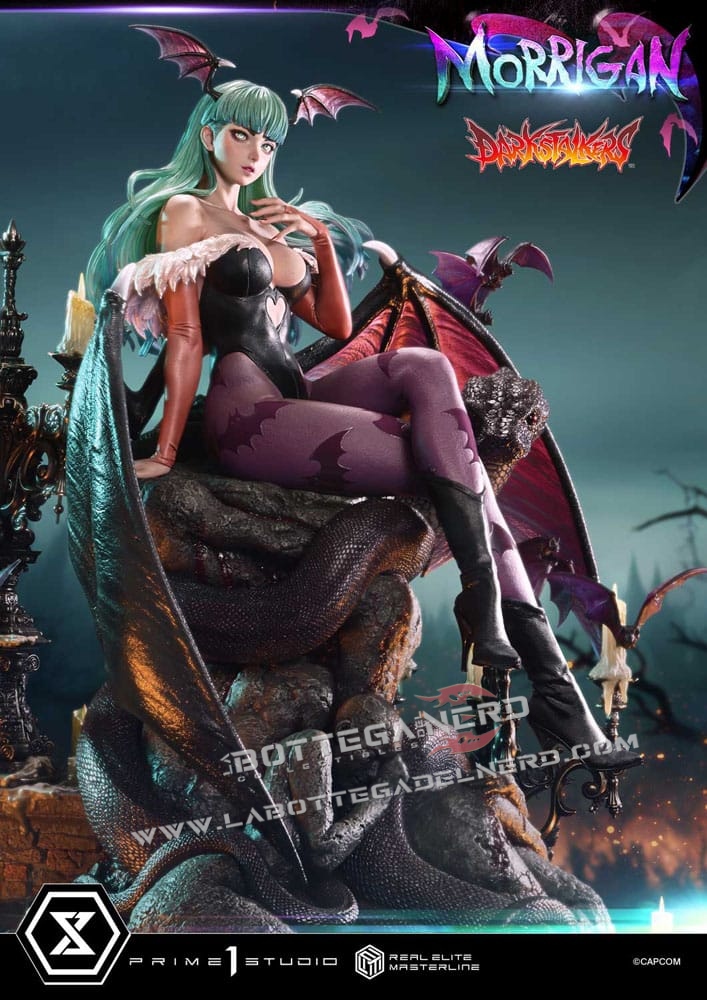 Darkstalkers - Real Elite Masterline Statue 1/4 Morrigan 55cm - immagine 5