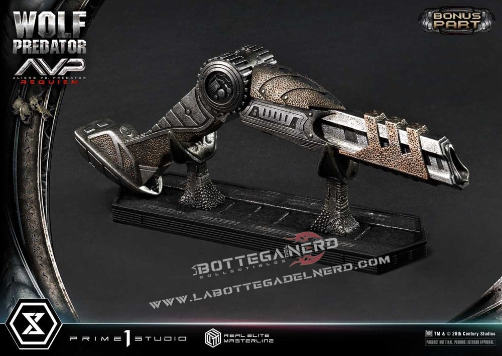Alien vs. Predator - Elite Statue Wolf Predator Bonus Deluxe 95cm - immagine 4