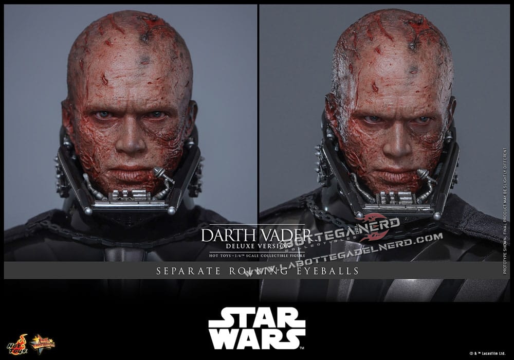 Star Wars: Episode III - Action Figure 1/6 Darth Vader Deluxe 35cm - immagine 7