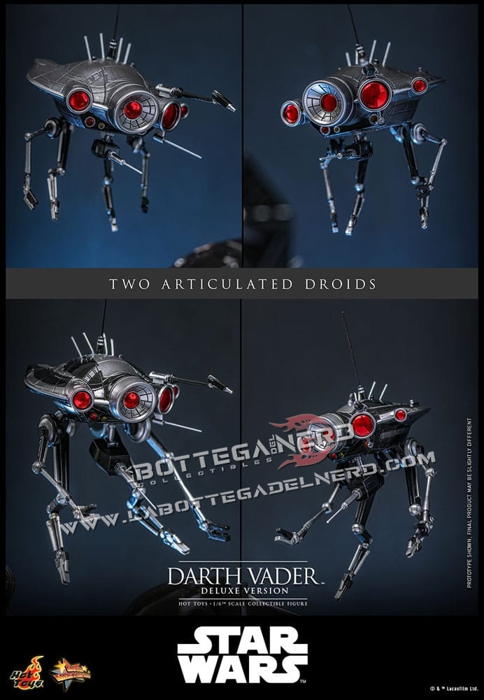 Star Wars: Episode III - Action Figure 1/6 Darth Vader Deluxe 35cm - immagine 9
