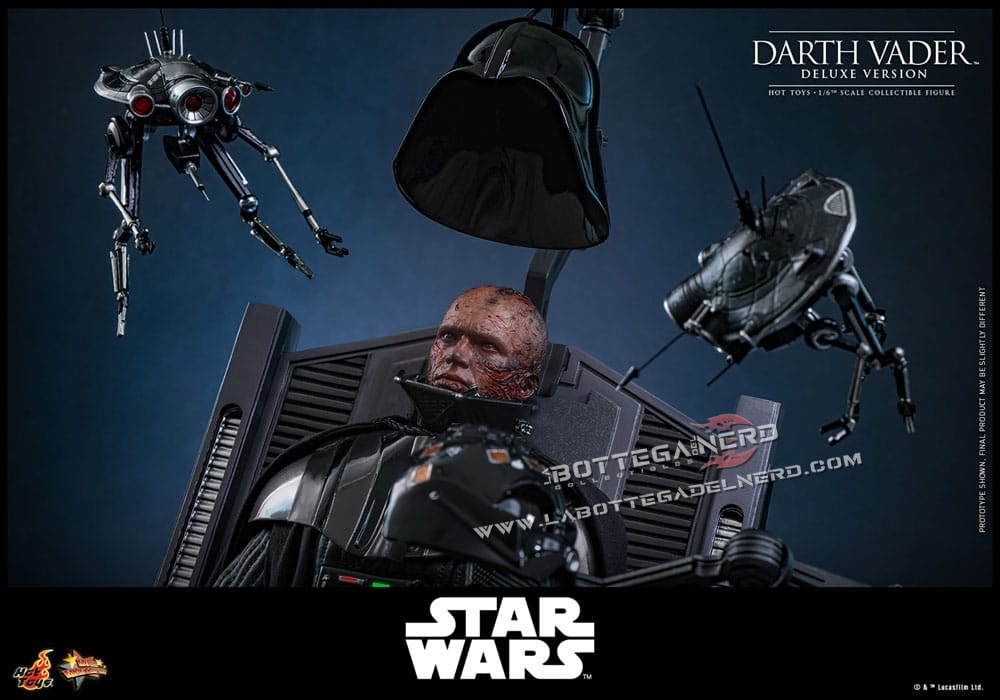 Star Wars: Episode III - Action Figure 1/6 Darth Vader Deluxe 35cm - immagine 3