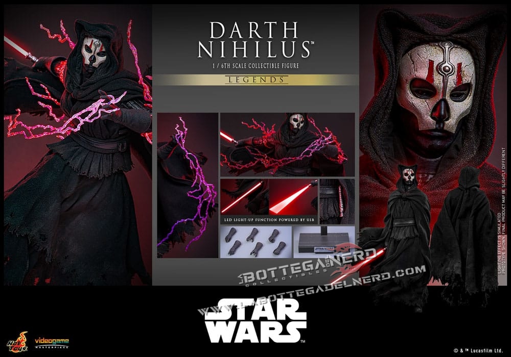 Star Wars - Action Figure 1/6 Darth Nihilus 31cm - immagine 10