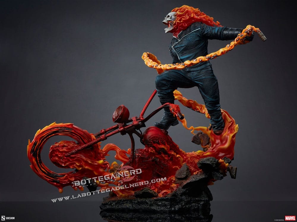 Marvel - Premium Format Statue Ghost Rider (Classic Variant) 53cm - immagine 4