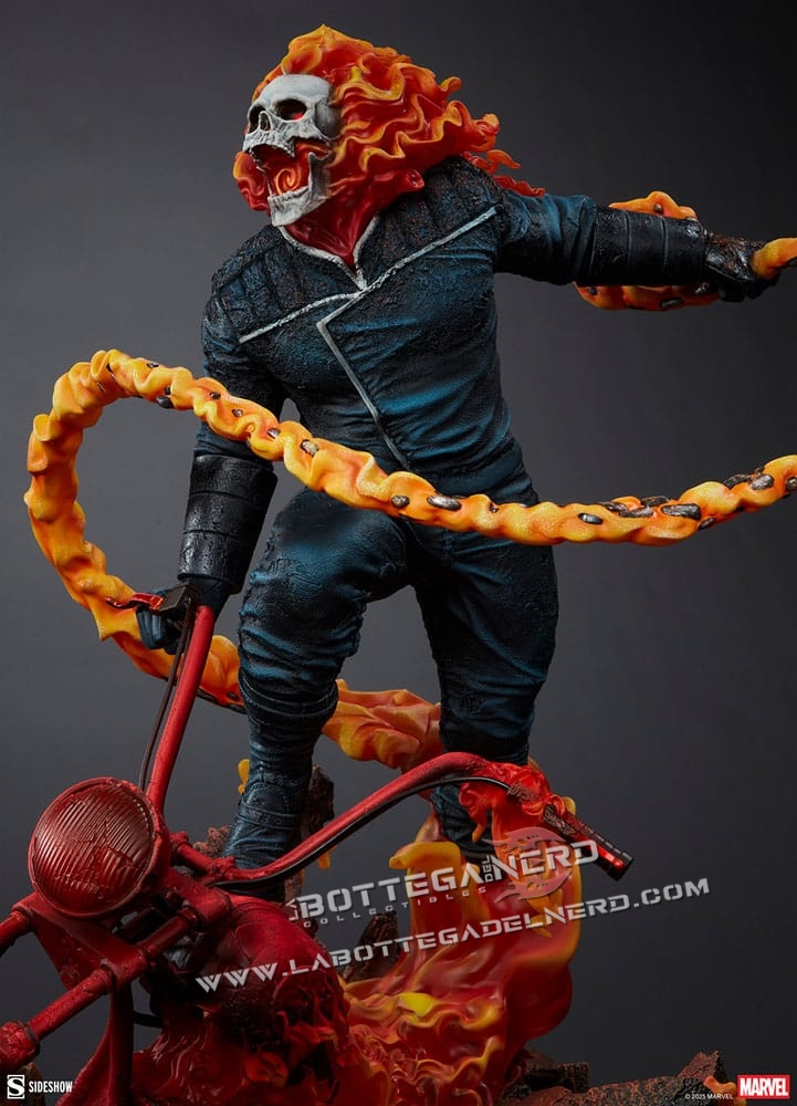 Marvel - Premium Format Statue Ghost Rider (Classic Variant) 53cm - immagine 5
