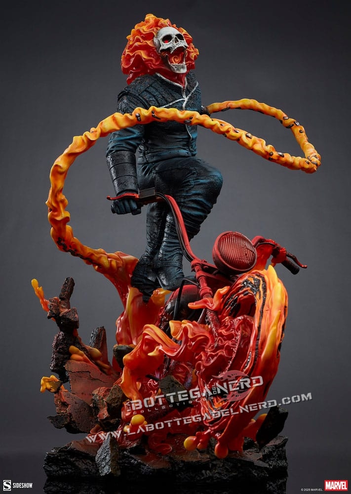 Marvel - Premium Format Statue Ghost Rider (Classic Variant) 53cm - immagine 6