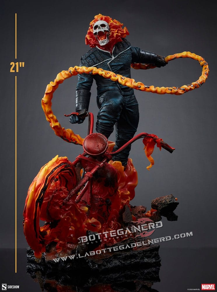 Marvel - Premium Format Statue Ghost Rider (Classic Variant) 53cm - immagine 11