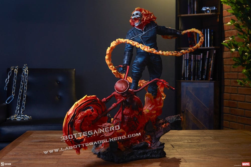 Marvel - Premium Format Statue Ghost Rider (Classic Variant) 53cm - immagine 3