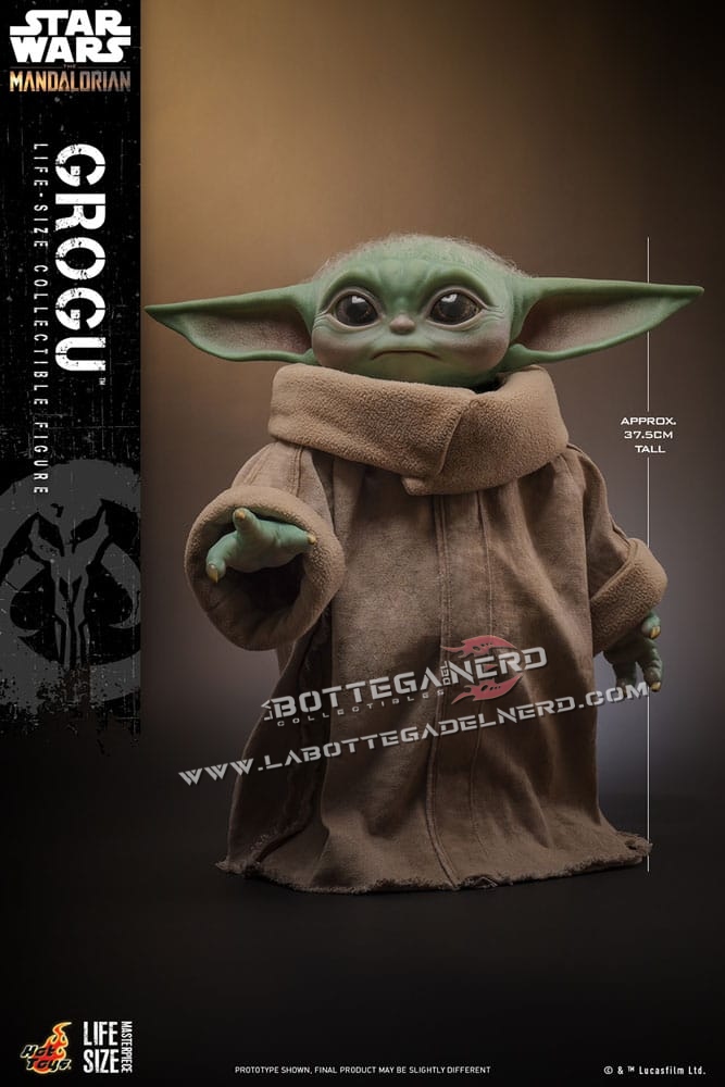 Star Wars: The Mandalorian - Life-Size Action Figure Grogu 37cm - immagine 2