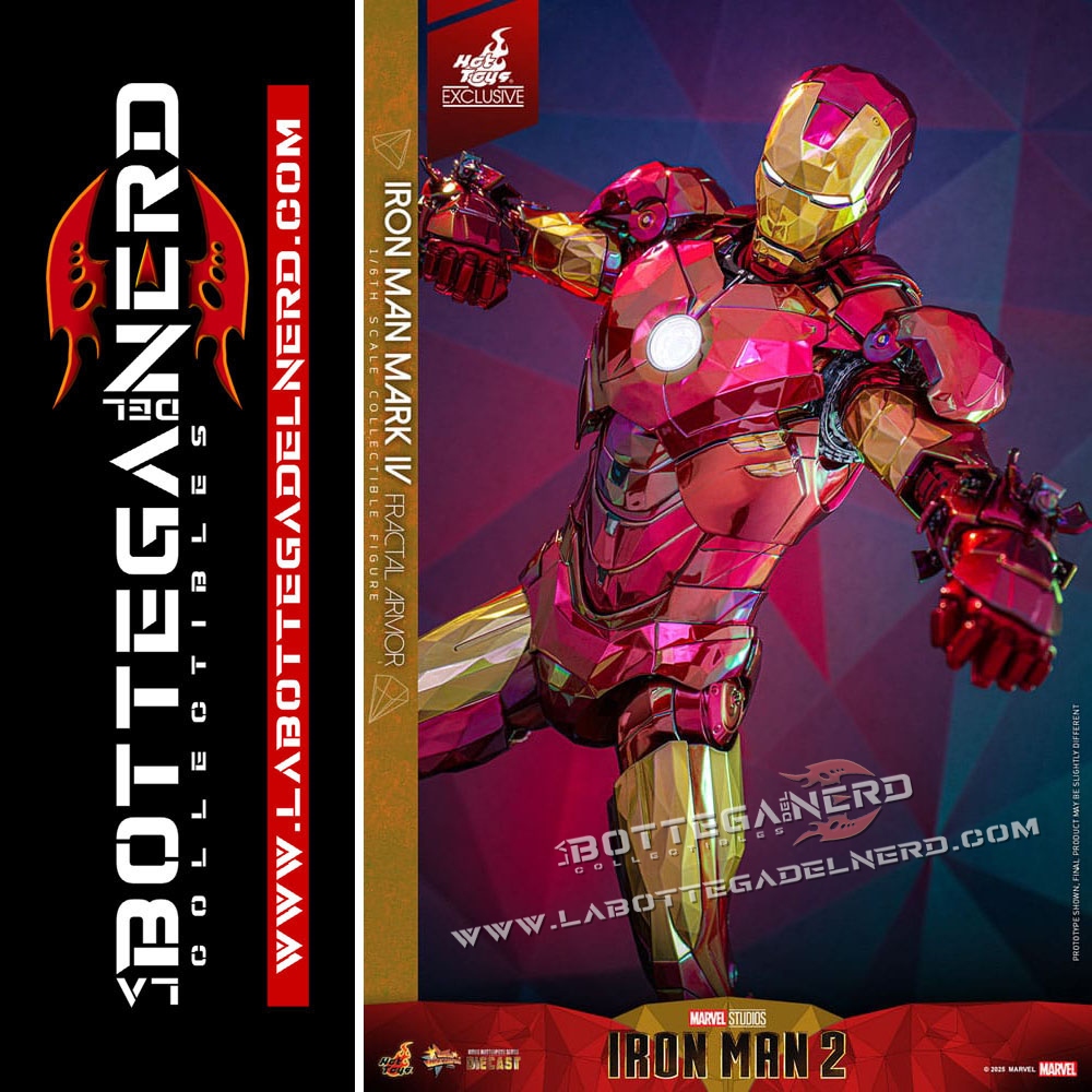 Iron Man - Diecast Action Figure 1/6 Iron Man Mark VI (Fractal Armor) Exclusive 33cm