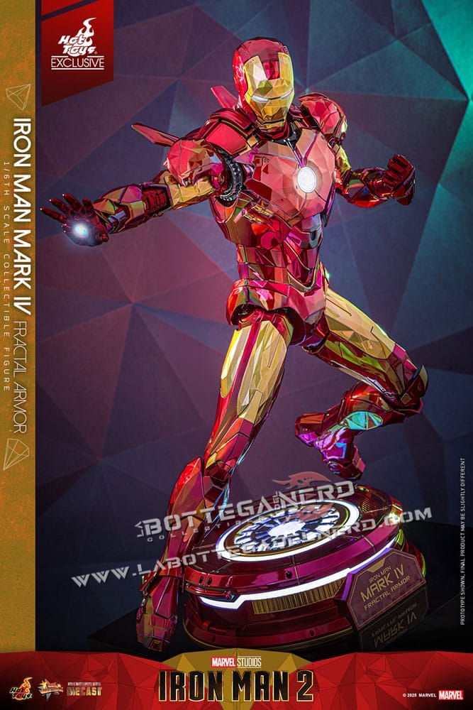 Iron Man - Diecast Action Figure 1/6 Iron Man Mark VI (Fractal Armor) Exclusive 33cm - immagine 3