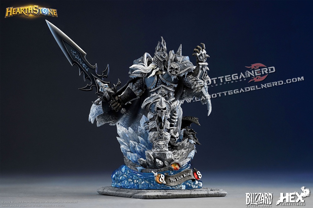 BLIZZARD Heartstone - Statue 1/10 Lich King Arthas 31cm - immagine 2
