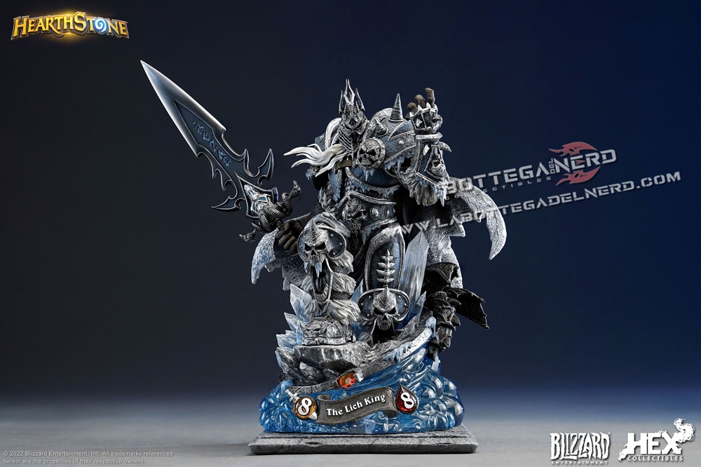 BLIZZARD Heartstone - Statue 1/10 Lich King Arthas 31cm - immagine 3
