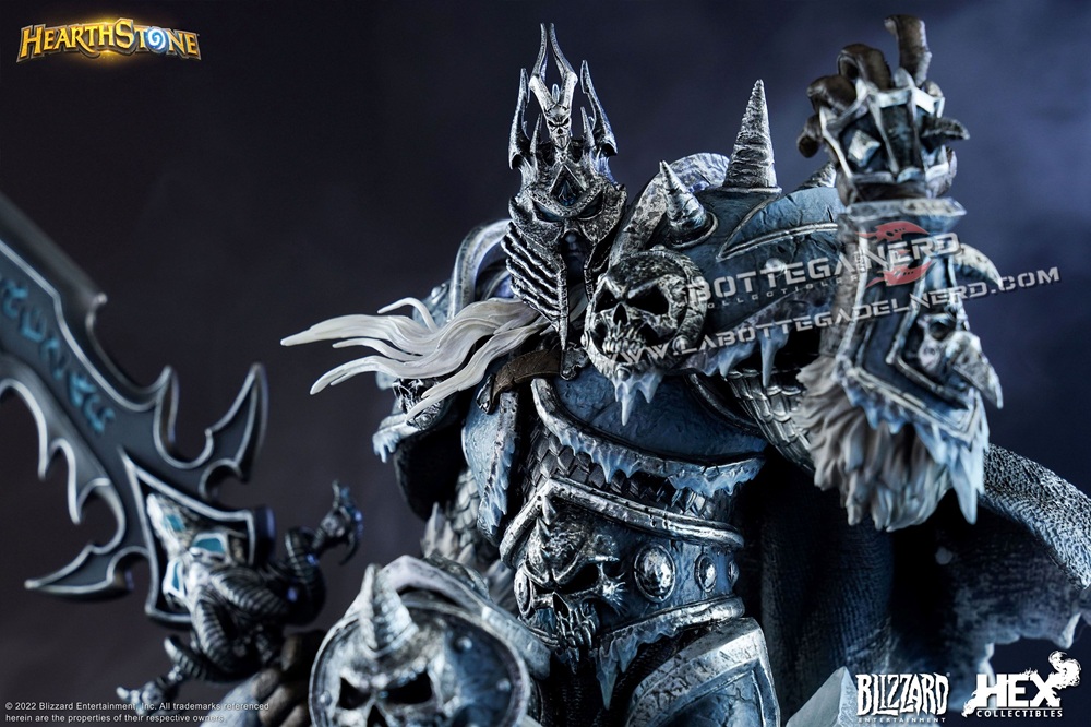 BLIZZARD Heartstone - Statue 1/10 Lich King Arthas 31cm - immagine 6