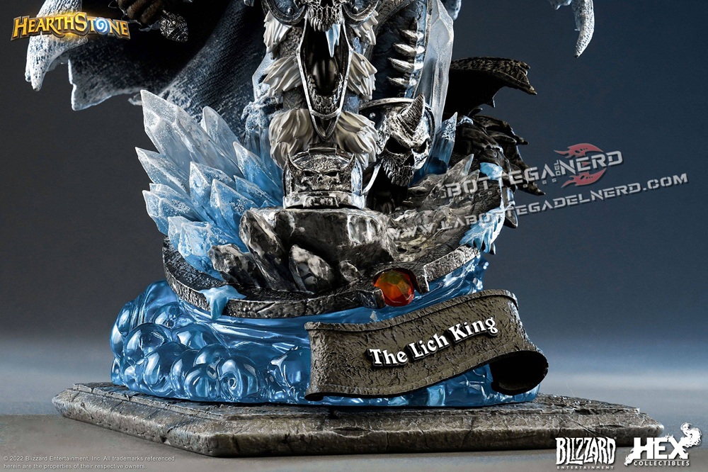 BLIZZARD Heartstone - Statue 1/10 Lich King Arthas 31cm - immagine 11