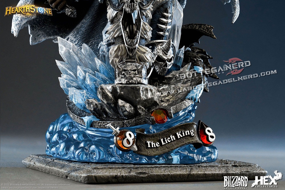 BLIZZARD Heartstone - Statue 1/10 Lich King Arthas 31cm - immagine 12