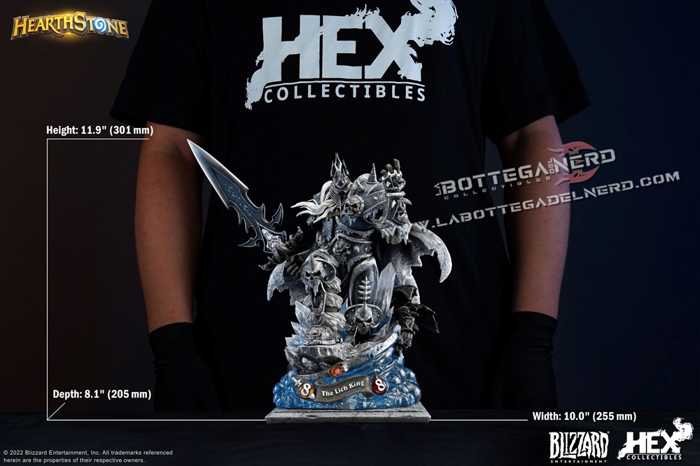 BLIZZARD Heartstone - Statue 1/10 Lich King Arthas 31cm - immagine 13
